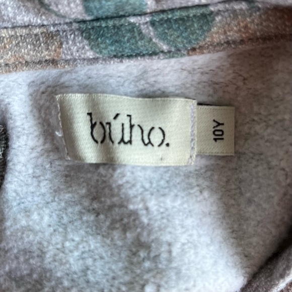 •Búho• Long Sleeved Floral Print Top - Girls Size 10 - Picture 2 of 9